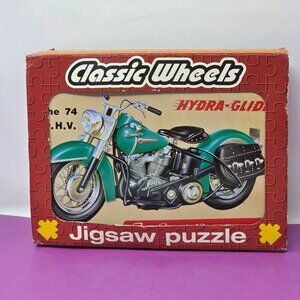 Classic Wheels‎ Hydra-Glide Motorcycle Puzzle Three Daughters Ltd. Vintage